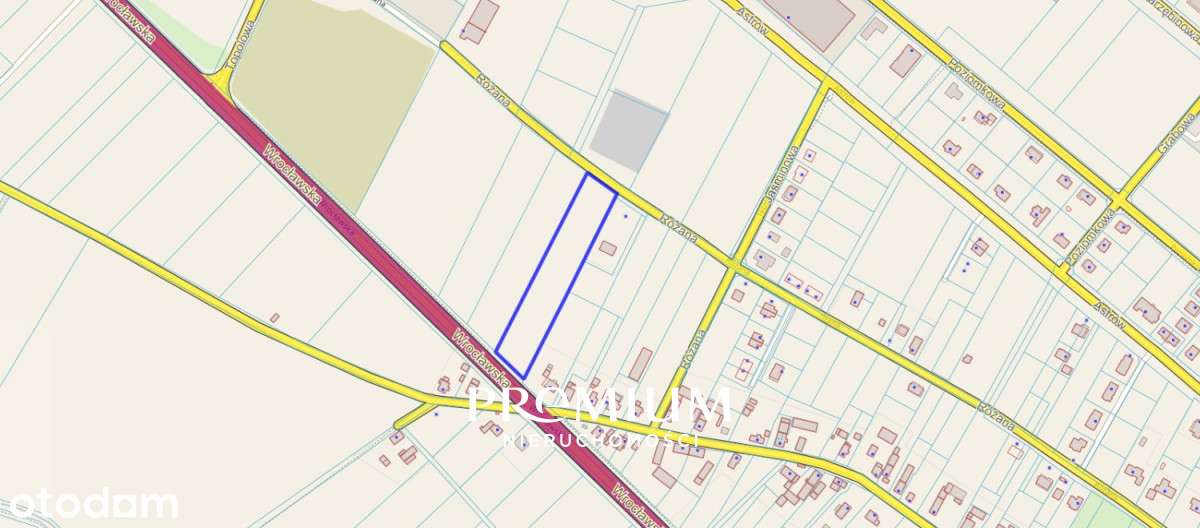 Działka przemysłowo-usługowa Stanowice 82,20 ar-6