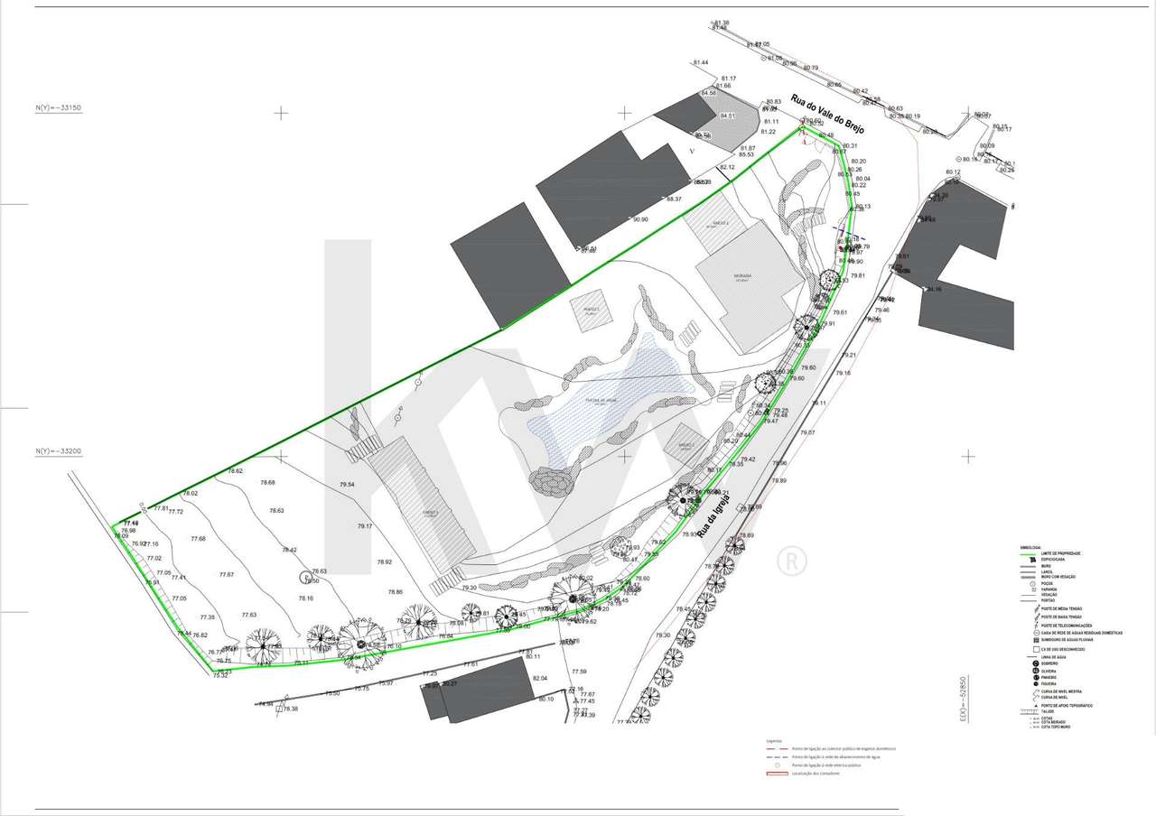 Terreno com projeto aprovado para moradia e anexos com piscina de arei-14
