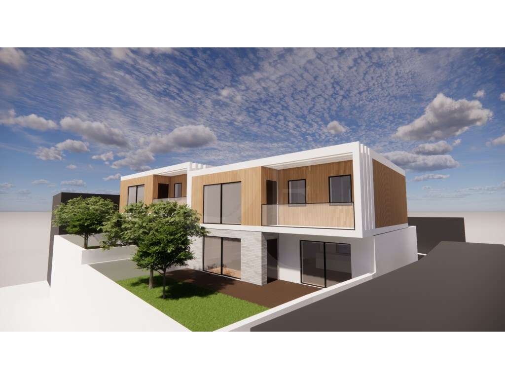 Lote com projeto aprovado para 2 moradias T3 com vista mar na Areia...-13