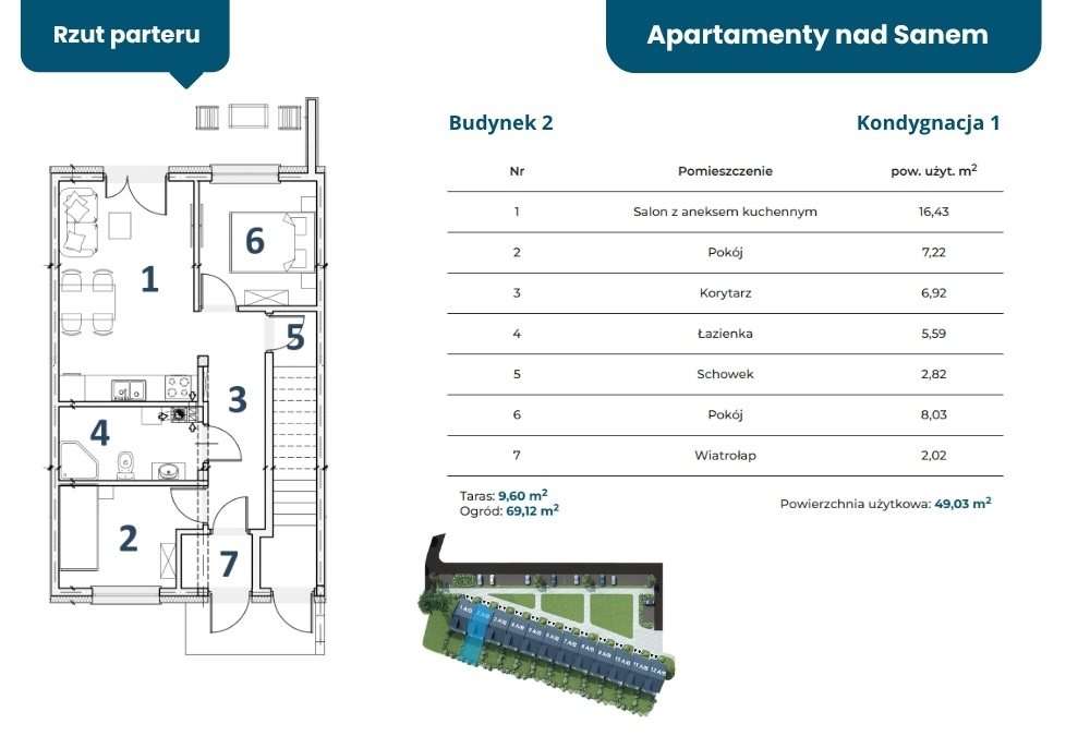 Mieszkania na sprzedaż, Lesko - Pełny obrazek: 4/7