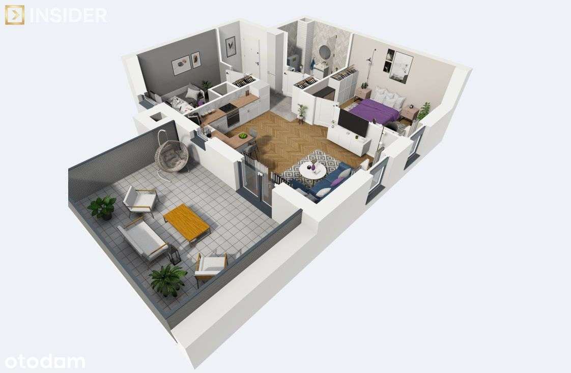 Mieszkanie z Tarasem! Nowoczesna Inwestycja z Włas-7