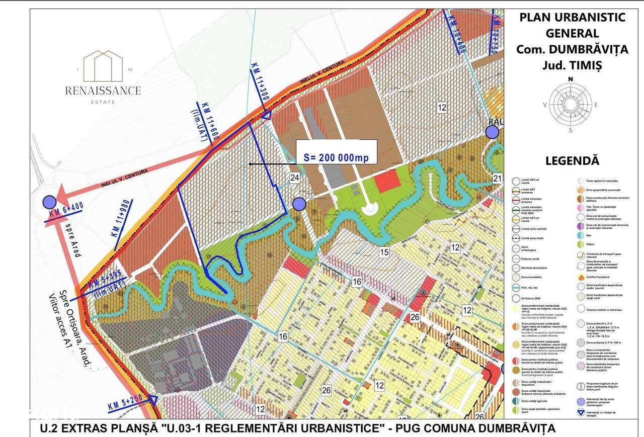 Dumbravita 20 Hectare- PUZ Aprobat | Teren Industrial - Hale Productie - Imagine principală: 2/4