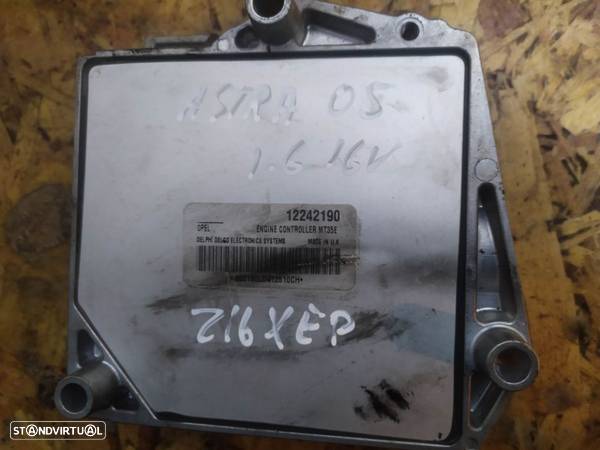 CENTRALINA DO MOTOR OPELA ASTRA H ZAFIRA B 1.6 16V Z16XEP 12242190 - 2