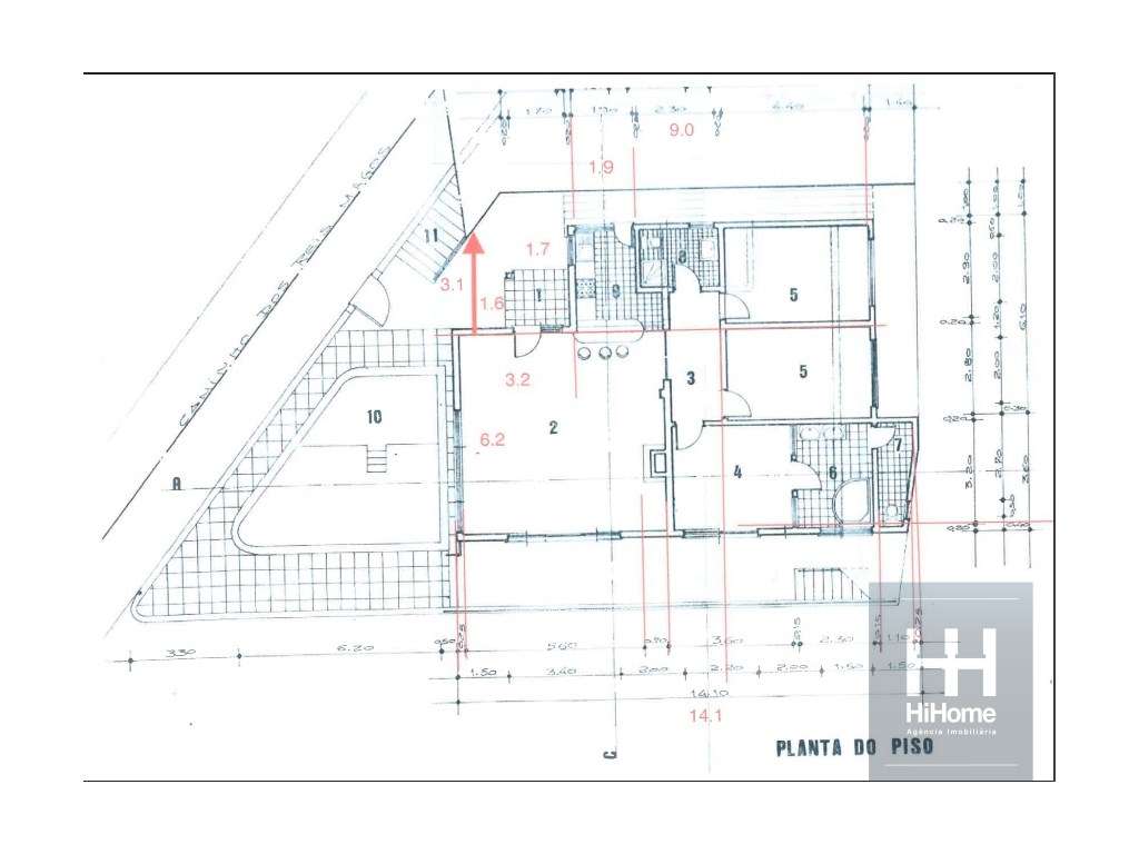 Moradia T3 térrea com piscina e vista mar - Praia dos Reis Magos-59