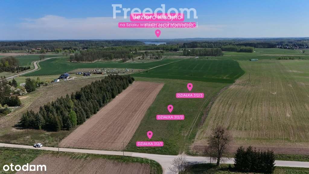 3 malownicze działki w Kamionkach k. Giżycka - Pełny obrazek: 4/14