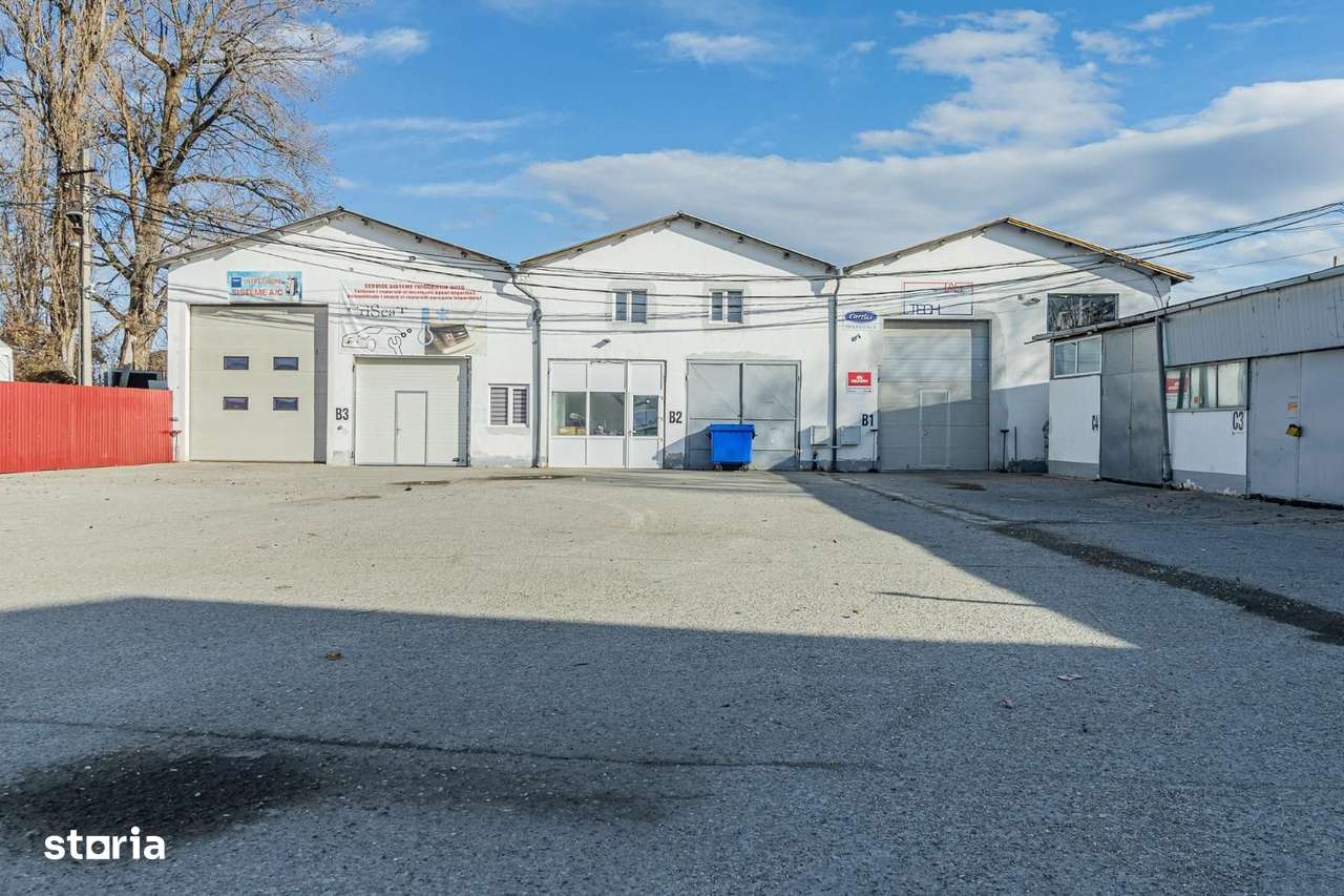 Investitie! Hala + birouri, 3300 mp teren, toate  utilitatile-1