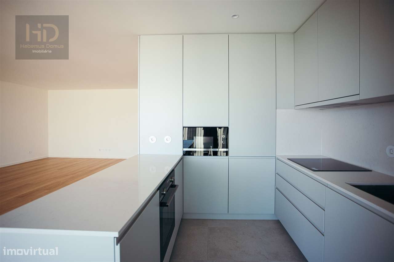 Apartamento T3 novo com vista de mar e rio em Canidelo - Grande imagem: 4/54