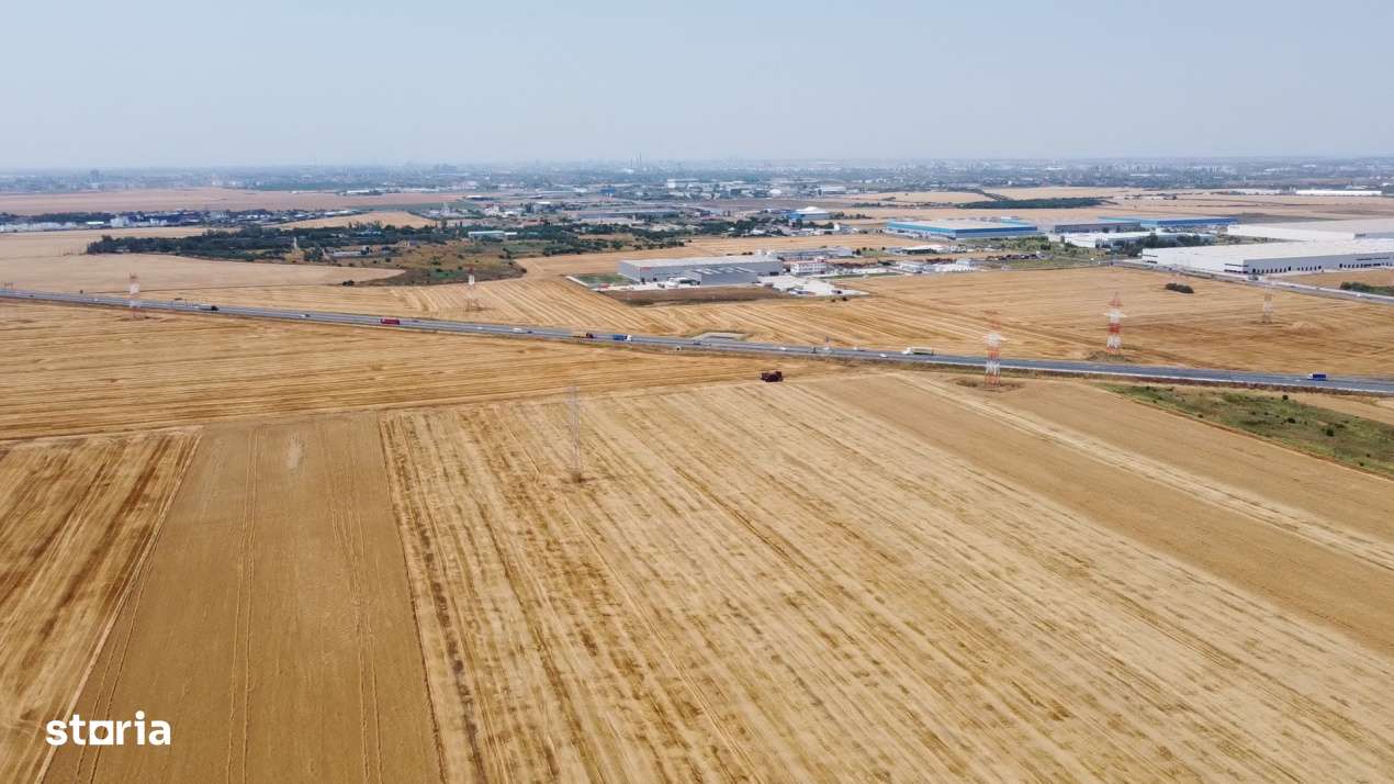 Teren Industrial A0 Popesti-Leordeni | utilitati: curent si gaz | #IP6 - Imagine principală: 4/7