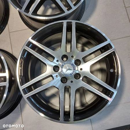 FELGI KOLA AMG 17 ORYGINALNE MERCEDES C W204 E W212 W207 VITO W447 W639 IDEALNE 2044014602 - 5