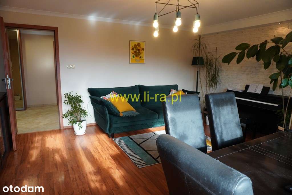 Umeblowane mieszkanie trzypokojowe o pow.77,50m, II p.balkon,  garaż-6