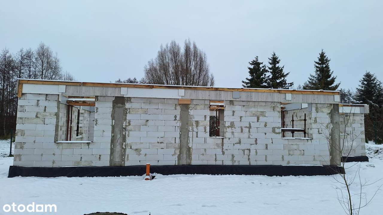 DOM W TRAKCIE BUDOWY NA DZIAŁCE 697 m2 - BRZEZIE KOŁO SULECHOWA-6