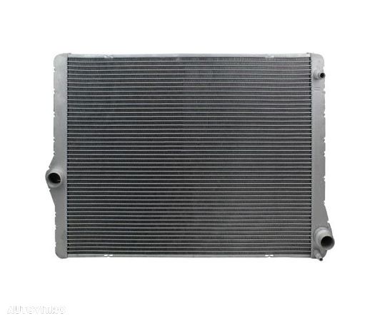 Radiator racire BMW Seria 5 F10/F11, 01.2009-08.2011, 523i/528i/530i, motor 3.0 R6, 150/190/200 kw, benzina, cutie automata, cu/fara AC, 614x486x28 mm, aluminiu brazat - 1