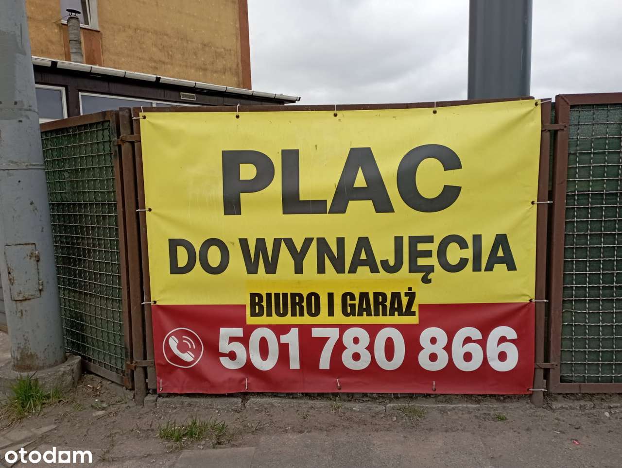 Plac w centrum Szczecina do wynajęcia.