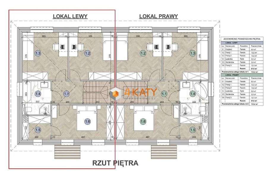 Nowy bliźniak 112 m2 - fotowoltaika - ogród - pełn-4
