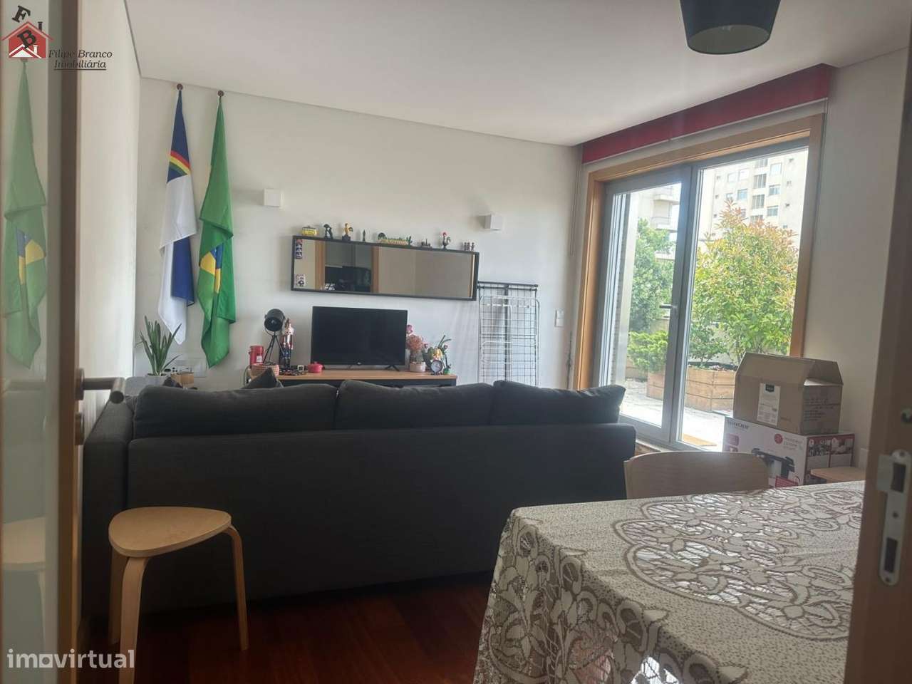 T1 recuado com terraço Nascente/Sul equipado e mobilado!-6