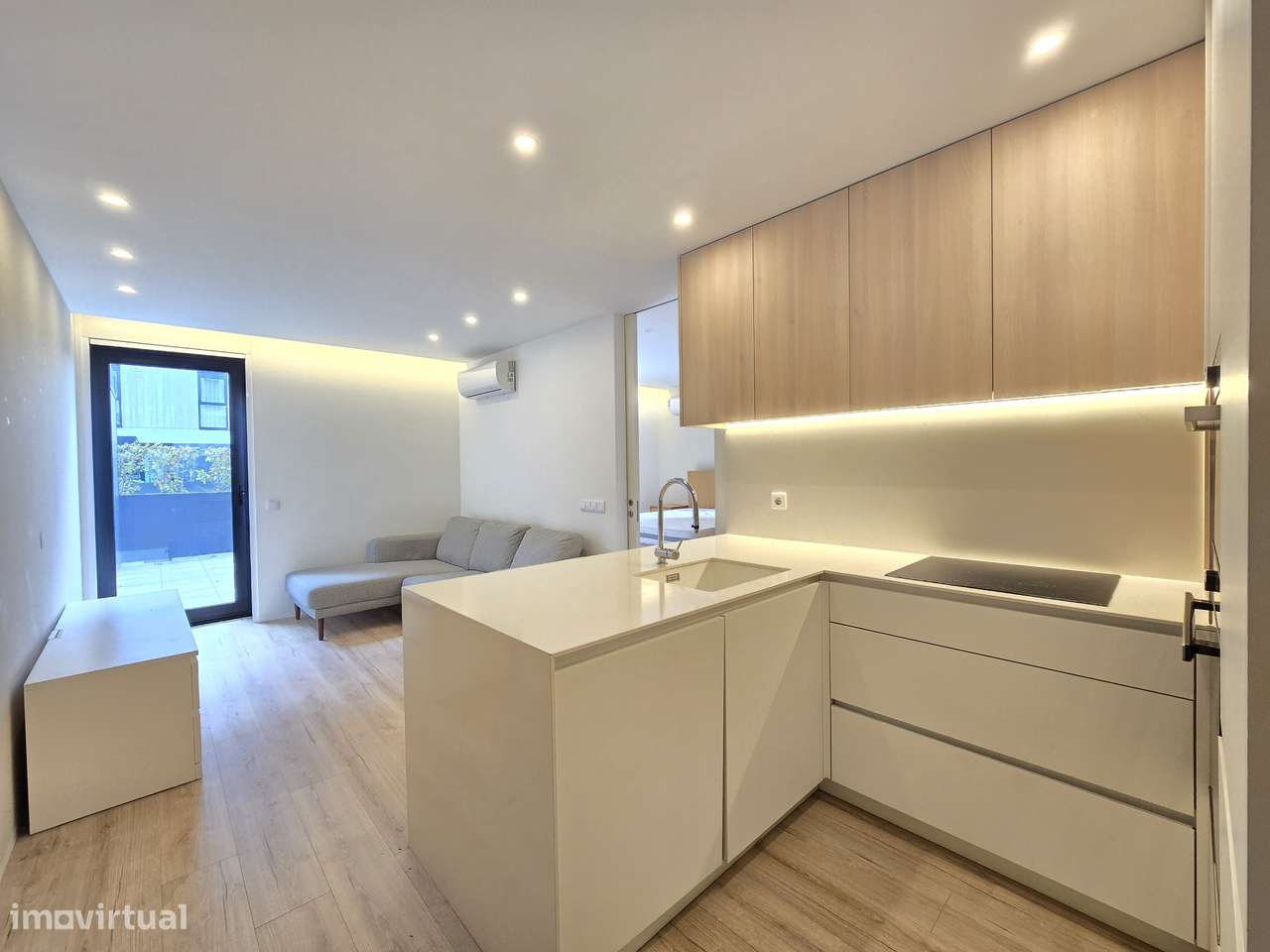 Apartamento T1 com terraço Seminovo. - Grande imagem: 4/30