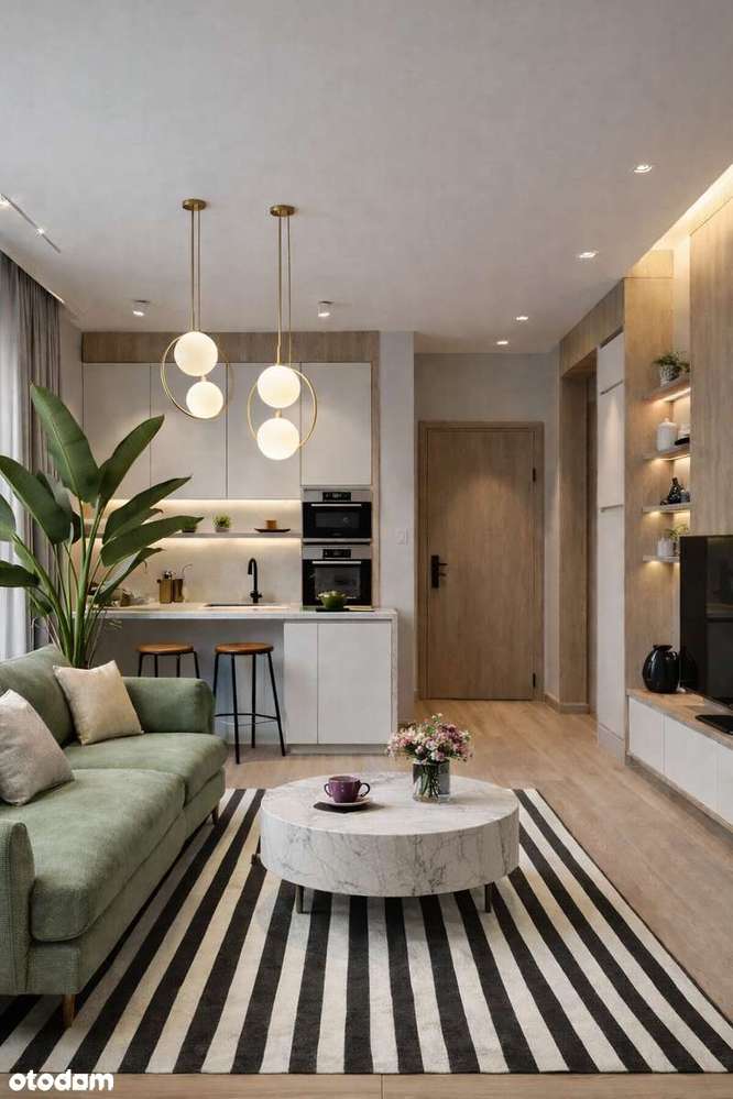 46 m² KOMFORTU***OGRÓD 21 m²***TRAMWAJ POD DOMEM-0