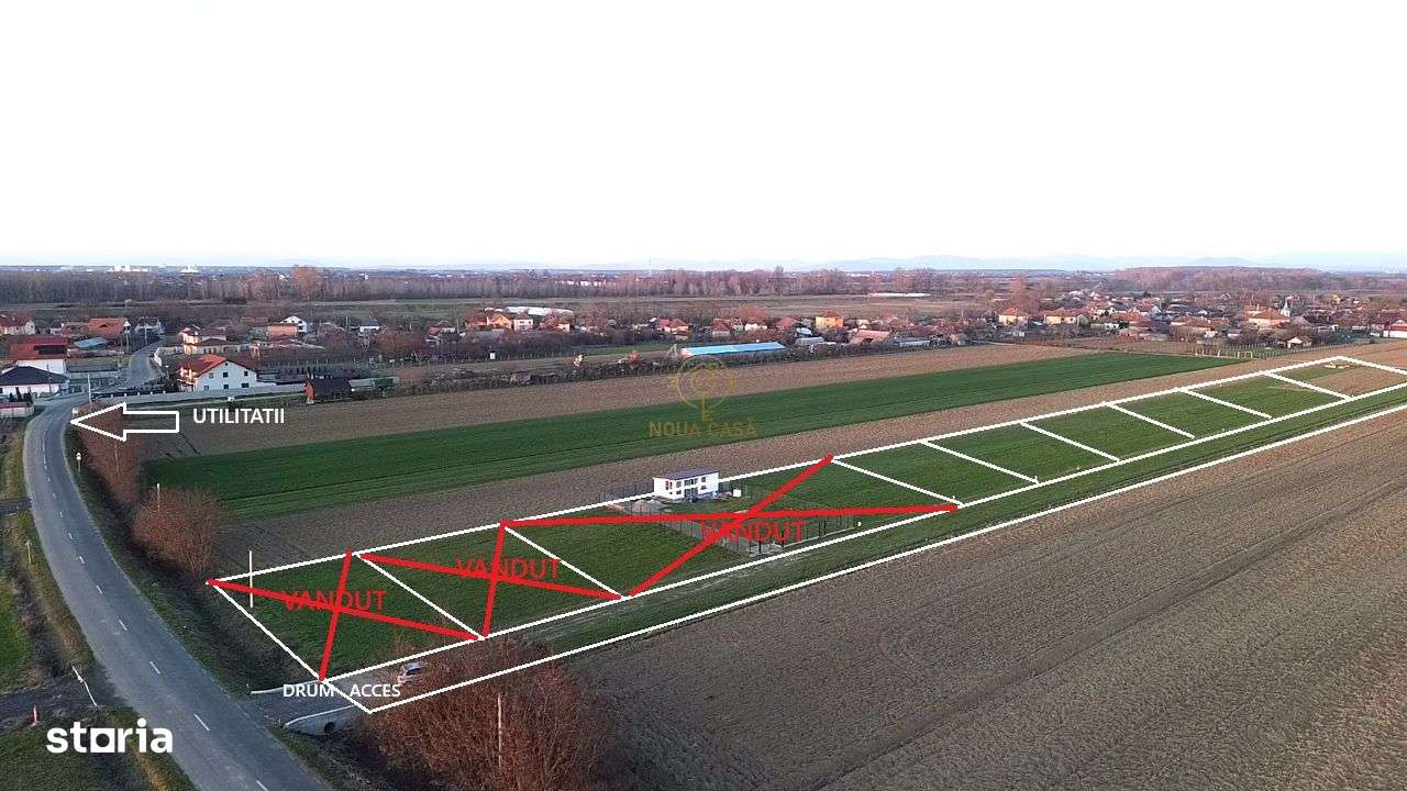 !EXCLUSIVITATE !De vanzare Parcele de Teren intravilan Paulesti 585MP - Imagine principală: 2/5