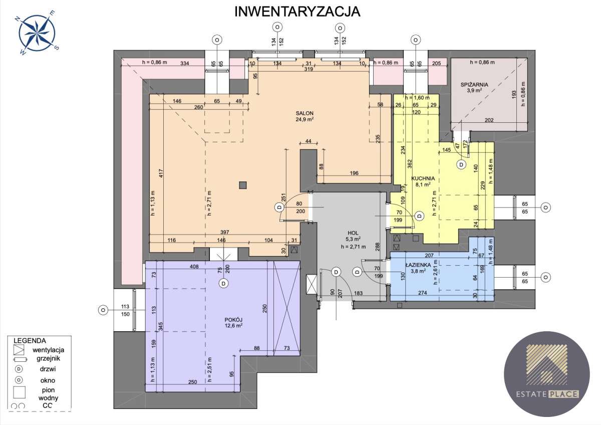 Trójstronne mieszkanie w zadbanej Kamienicy-15