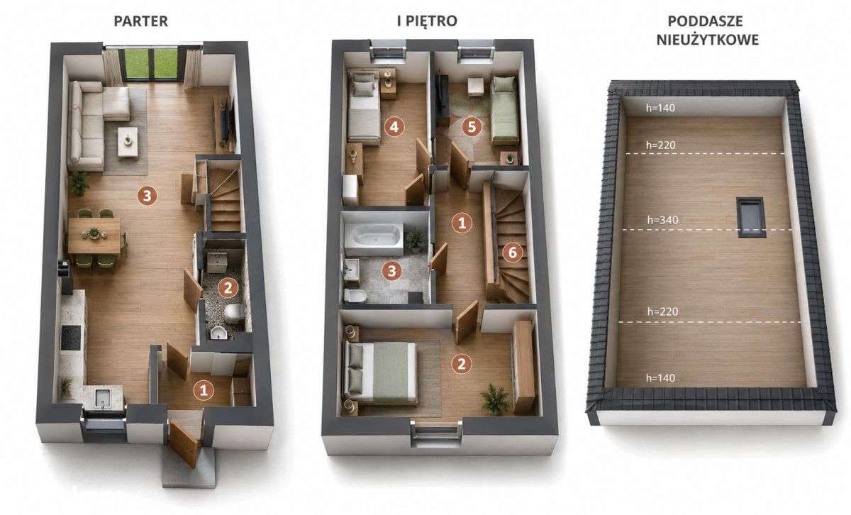 Dom przy lesie bez czynszu | 84,63 m² | Promocja