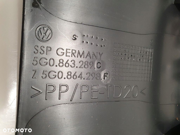 VW GOLF VII SPORTSVAN 2018r OSŁONA PODŁOKIETNIKA ŚRODKOWEGO WLOT 510819203 - 15