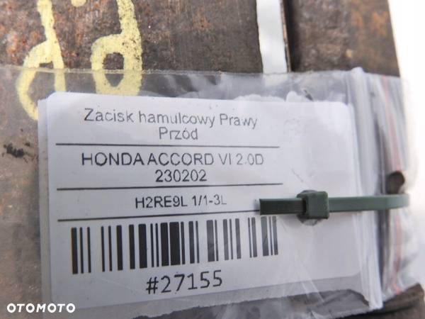 ZACISK HAMULCOWY PRAWY PRZÓD HONDA ACCORD VI 2.0 D - 4