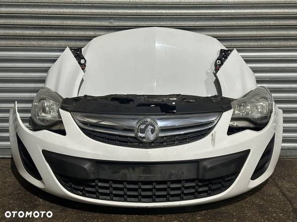 KOMPLETNY PRZÓD OPEL CORSA D LIFT MASKA ZDERZAK BŁOTNIK Z474 - 1