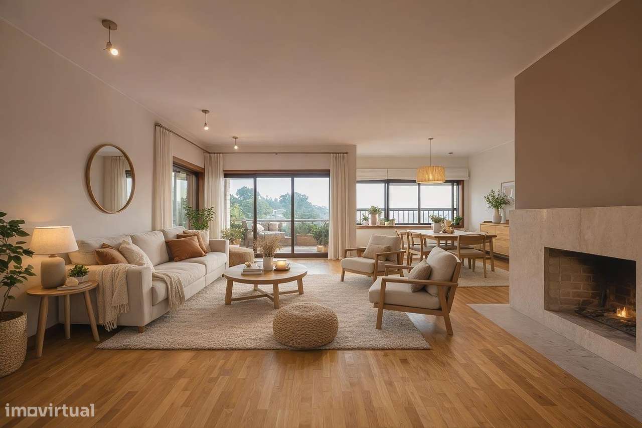 T4 Vista Rio Douro Varanda, Garagem 2 Carros e Terraço Comum - Grande imagem: 3/60