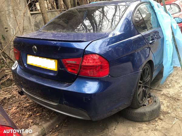 Bara spate Bmw Seria 3 e90 e91 M pachet facelift albastru - 4