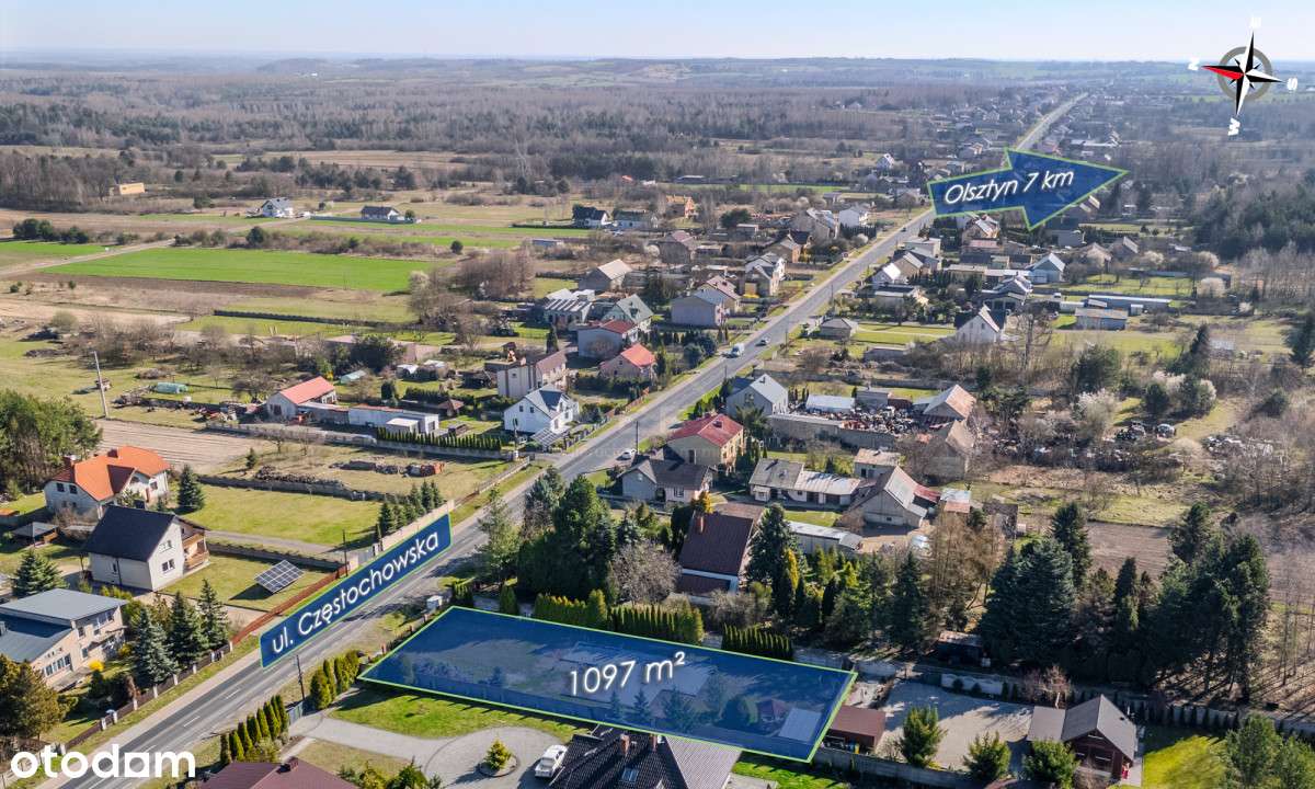 Działka na Jurze blisko lasu- Srocko k.Częstochowy - Pełny obrazek: 5/15