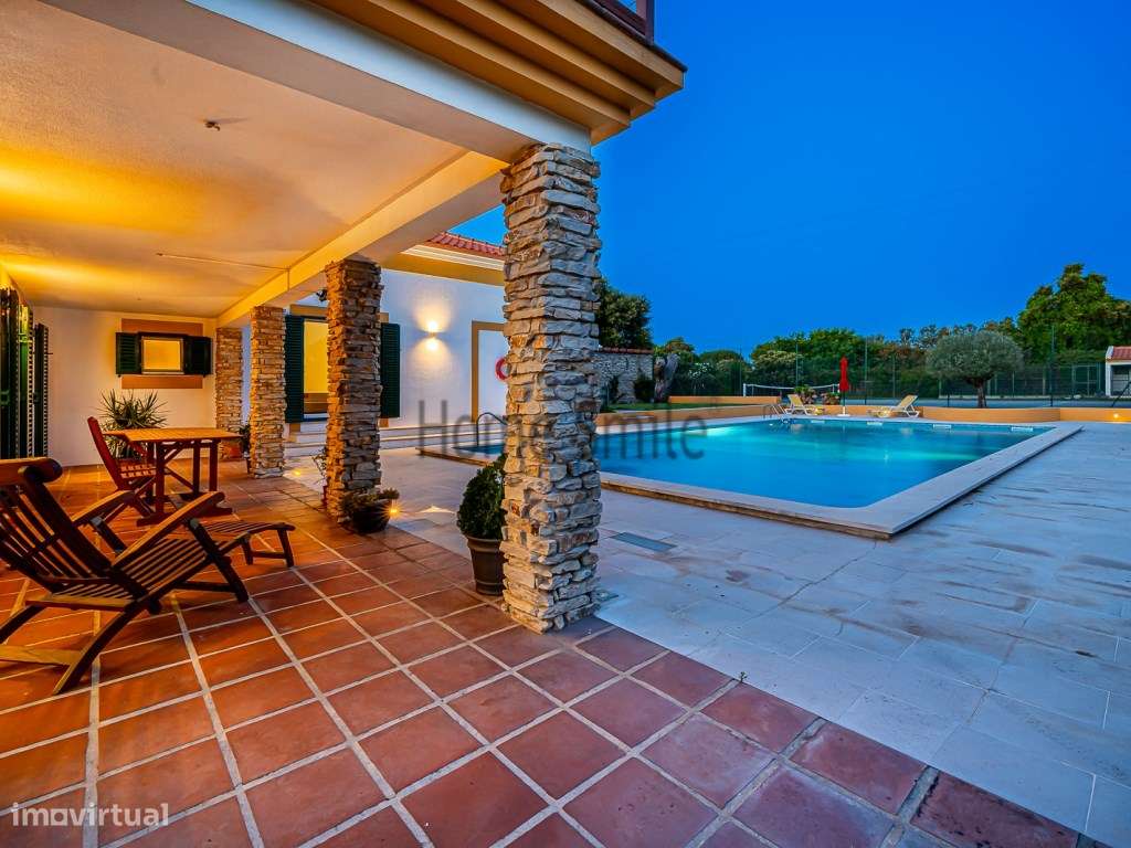 MORADIA LUXO STO ESTEVÃO. PISCINA. GARAGEM. COURT TÉNIS-49