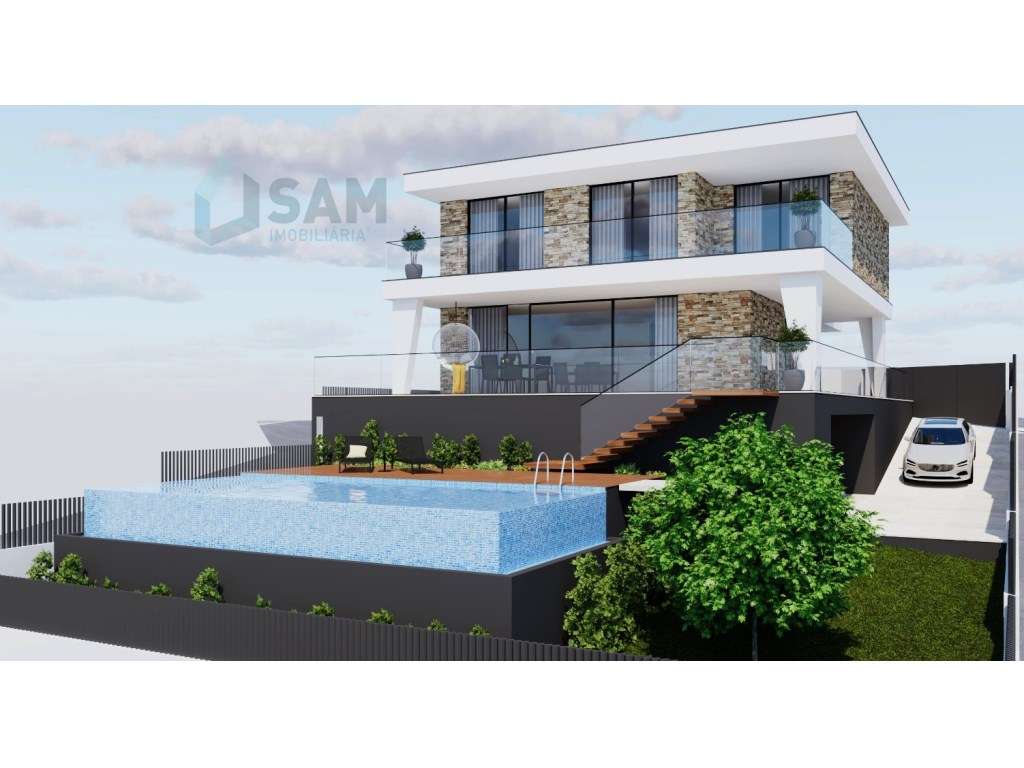 Projeto para construção de moradia com vista sobre a cidade de Coimbra - Grande imagem: 4/14