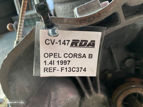 CV147 Caixa De Velocidades Opel Corsa B 1.4 I De 1997 Ref- F13C374 - 5