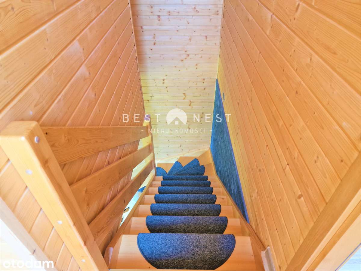 Dom z drewna z dużą, widokową działką Nowa Cena-6