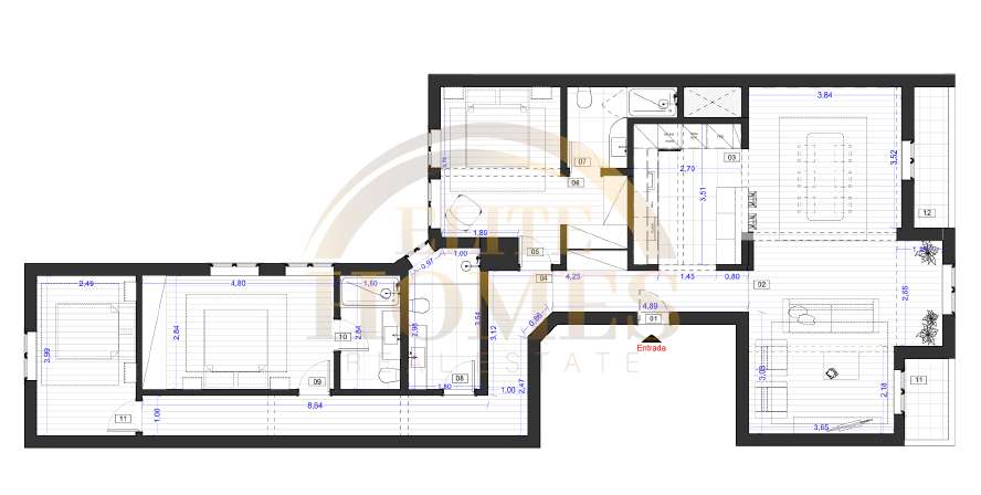 Apartamento T5 convertido num Luxuoso T3 – Av. Conde Valbom, Avenidas-27