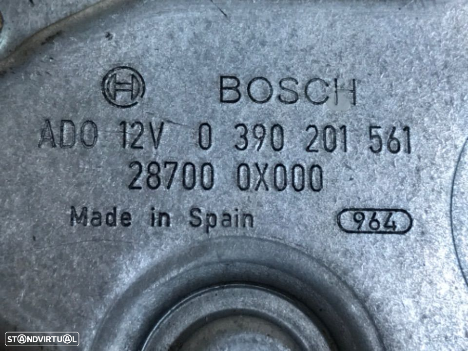 Motor Limpa Vidros Traseiro Bosch  Nissan Terrano II     287000X000     0390201561    de 01 a 06 - 3