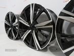 Jantes Look Peugeot GT Line 18 x 8 et 45 5x108 Preto + Polido - 7