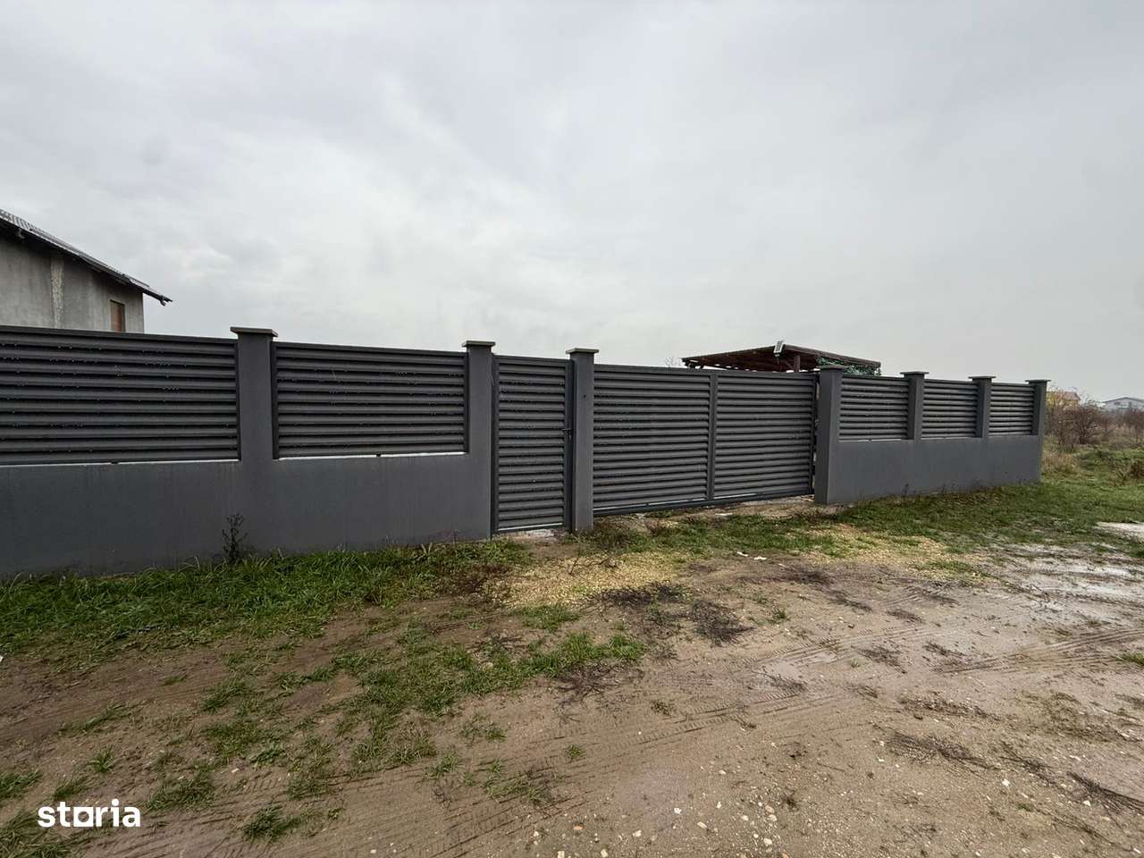 Teren in zona Mihailesti 473mp / GARD nou / autorizatie casa P+1 / puț-6