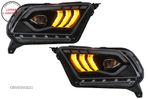 Faruri Full LED Ford Mustang V (2010-2014) cu Semnal Dinamic Secvential- livrare gratuita - 12