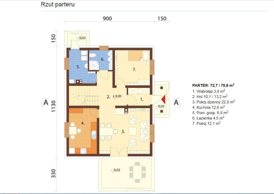 Dom w zachodniej części Głogowa Małopolskiego, 9a działka - Pełny obrazek: 5/8