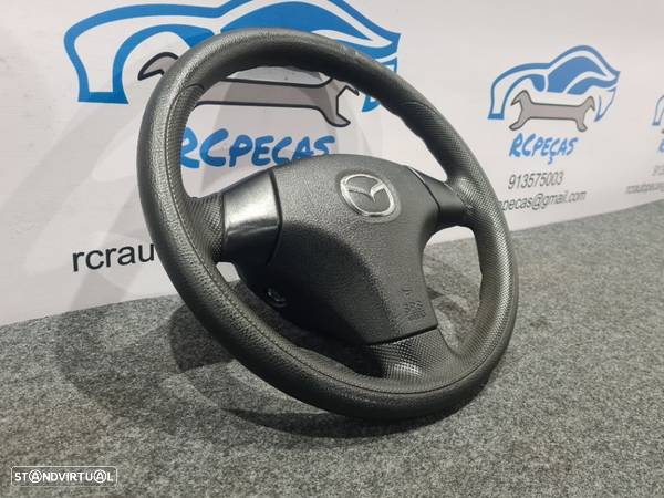 VOLANTE GUIADOR COMPLETO MAZDA 6 GG PELE AIRBAG - 3