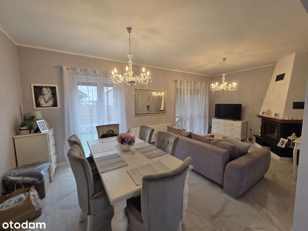 Dąbrowa - bliźniak, 3 sypialnie, spokojne miejsce, nieduży ogród-0