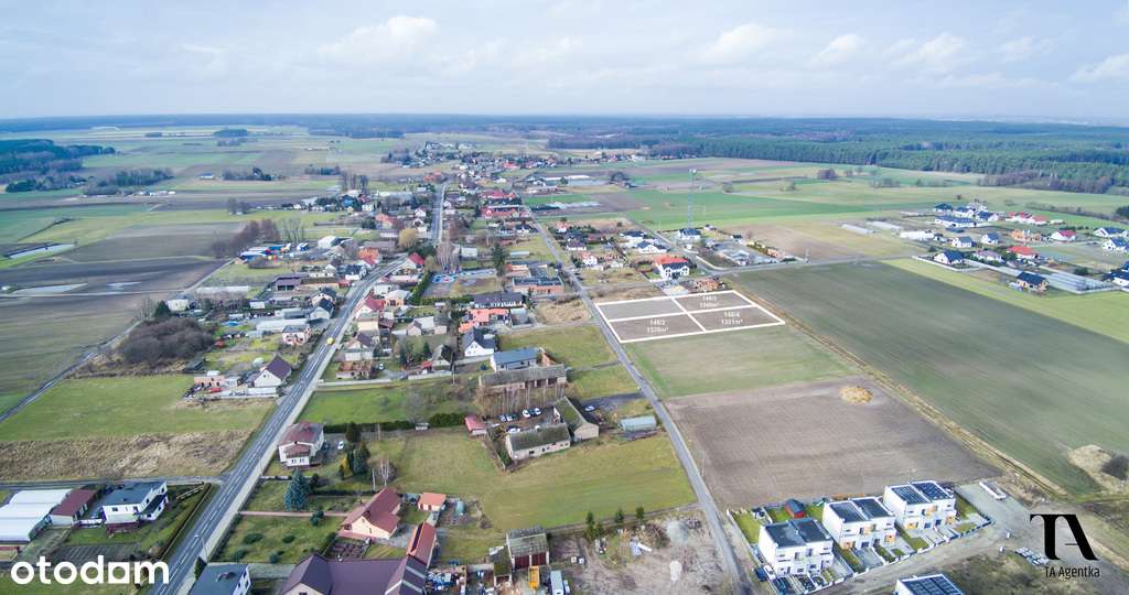 Ustawne działki budowlane z WZ i drogą dojazdową-5