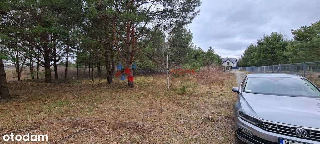 Łoś działka 1118 m2 budowlana, media, las-4