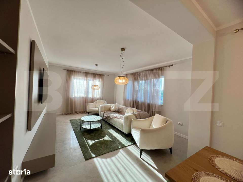 Apartament 2 camere 70mp, prima inchiriere, foarte modern, Brestei - Imagine principală: 1/12