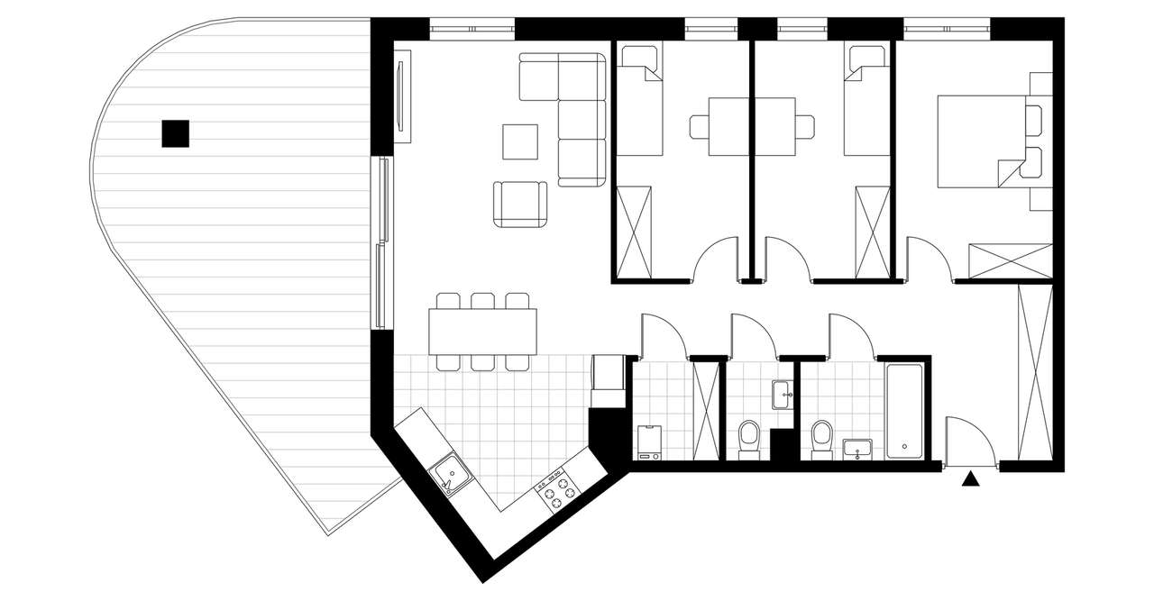 Medyków 32 | mieszkanie 3-pok. | 85 - Pełny obrazek: 4/8