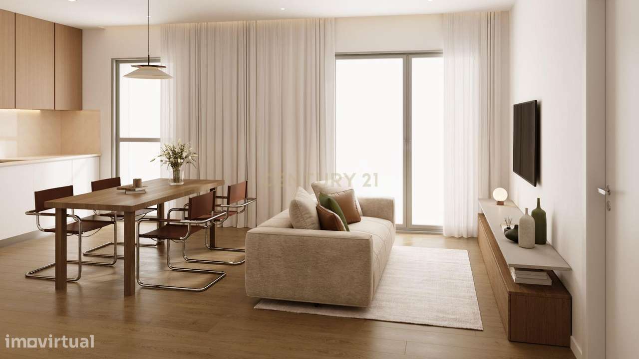T1 NOVO - Viva com conforto e centralidade no Muralha Setúbal Residenc - Grande imagem: 5/8