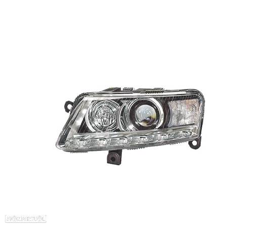 FAROL ESQ XENON PARA AUDI A6 08-10 DIURNA LED - 1