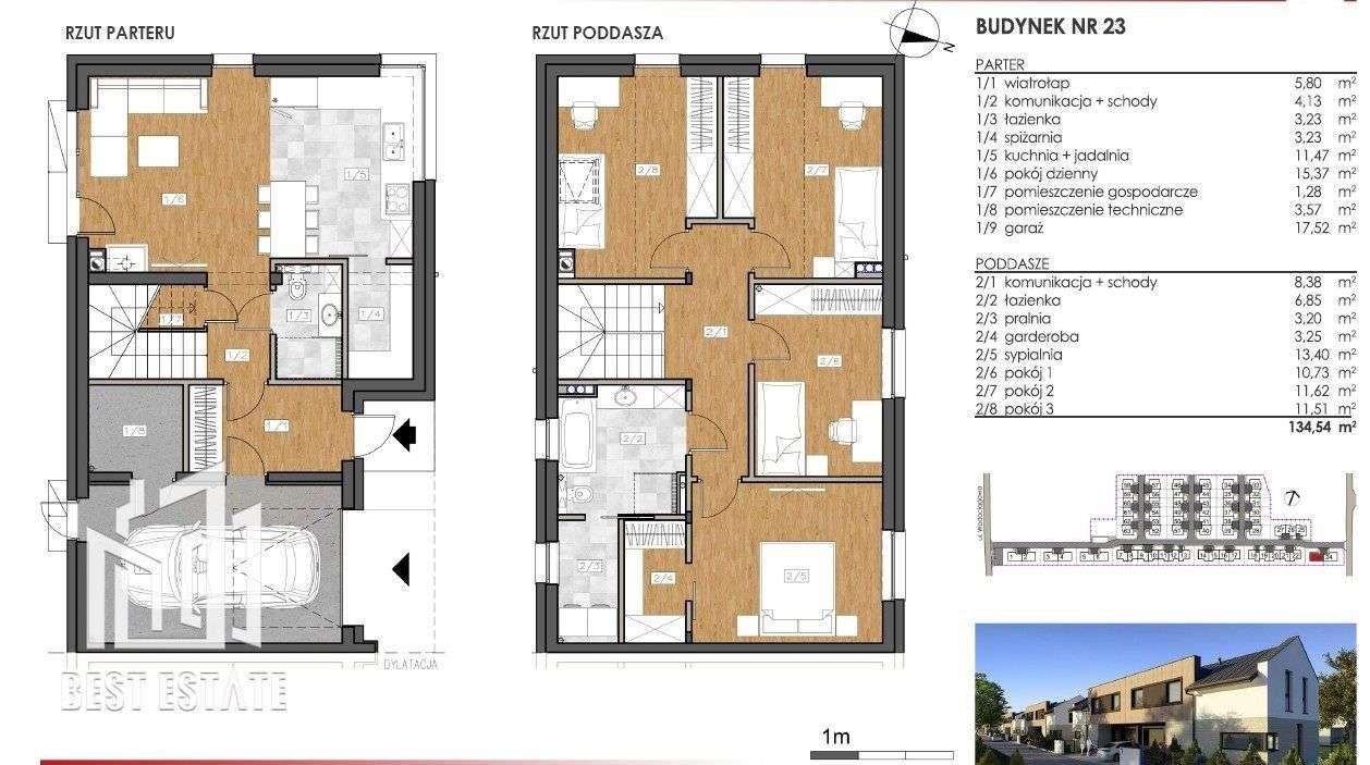 Szeregówki, Bliźniaki Klepacze Super Lokalizacja - Pełny obrazek: 5/6