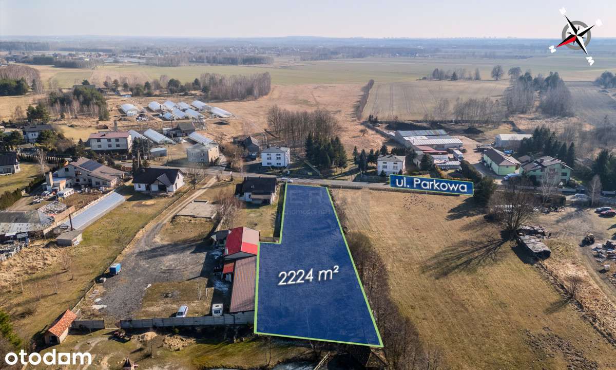 Działka budowlana 2224m2 blisko Częstochowy/Kopiec - Pełny obrazek: 5/5